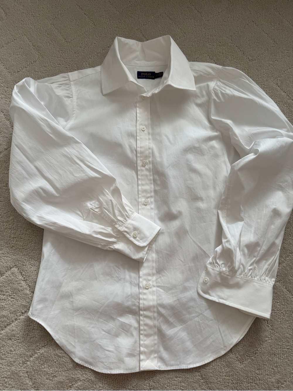 Polo Ralph Lauren Women's White Long-Sleeve Button Down Shirt/ 2/ New - Picture 11 of 12